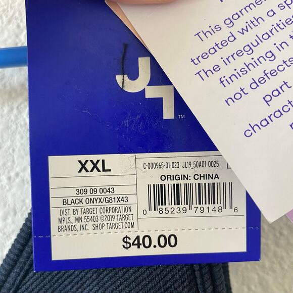 NEW JOYLAB Activewear One Piece Bodysuit Charcoal Gray XXL Sporty Compression - Picture 4 of 5